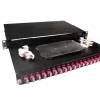 Painel de fibra ACT Fiber 24 x Duplex-LC Multimodo OM4