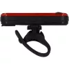 Fischer 50647 conjunto de luzes LED para bicicleta a pilhas, farol dianteiro de 80 lux