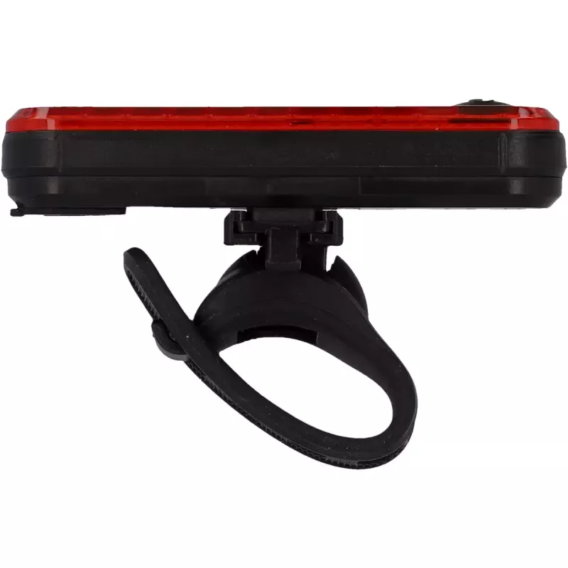 Fischer 50647 conjunto de luzes LED para bicicleta a pilhas, farol dianteiro de 80 lux