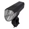 Fischer 50647 conjunto de luzes LED para bicicleta a pilhas, farol dianteiro de 80 lux
