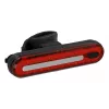 Fischer 50647 conjunto de luzes LED para bicicleta a pilhas, farol dianteiro de 80 lux
