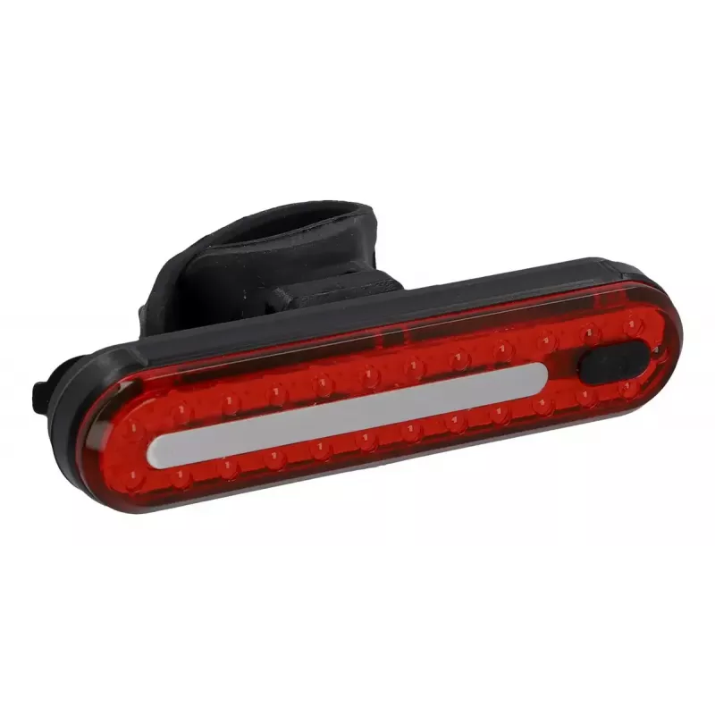 Fischer 50647 conjunto de luzes LED para bicicleta a pilhas, farol dianteiro de 80 lux