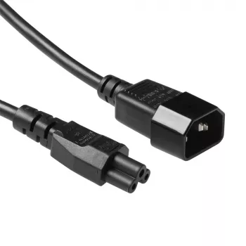 Cabo de alimentação ACT AK5252 0,25 m IEC C14 para IEC C5 250 V 2,5 A