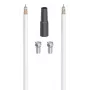 Hama Cabo coaxial digital 10 m Tipo F Preto, Metálico, Branco