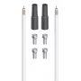 Cabo coaxial digital Hama 20 m preto, metálico, branco