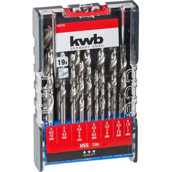 Broca KWB 109119 aço rápido HSS