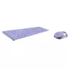 Teclado e rato Rapoo 9750M com wireless Bluetooth QWERTZ alemão roxo