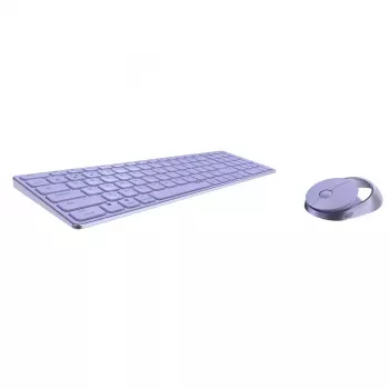 Teclado e rato Rapoo 9750M com wireless Bluetooth QWERTZ alemão roxo