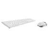 Teclado e rato Rapoo 9850M incluído Home RF wireless Bluetooth QWERTZ alemão branco
