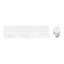 Teclado e rato Rapoo 9850M incluído Home RF wireless Bluetooth QWERTZ alemão branco