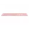 Teclado Rapoo E9800M wireless Bluetooth QWERTZ alemão rosa