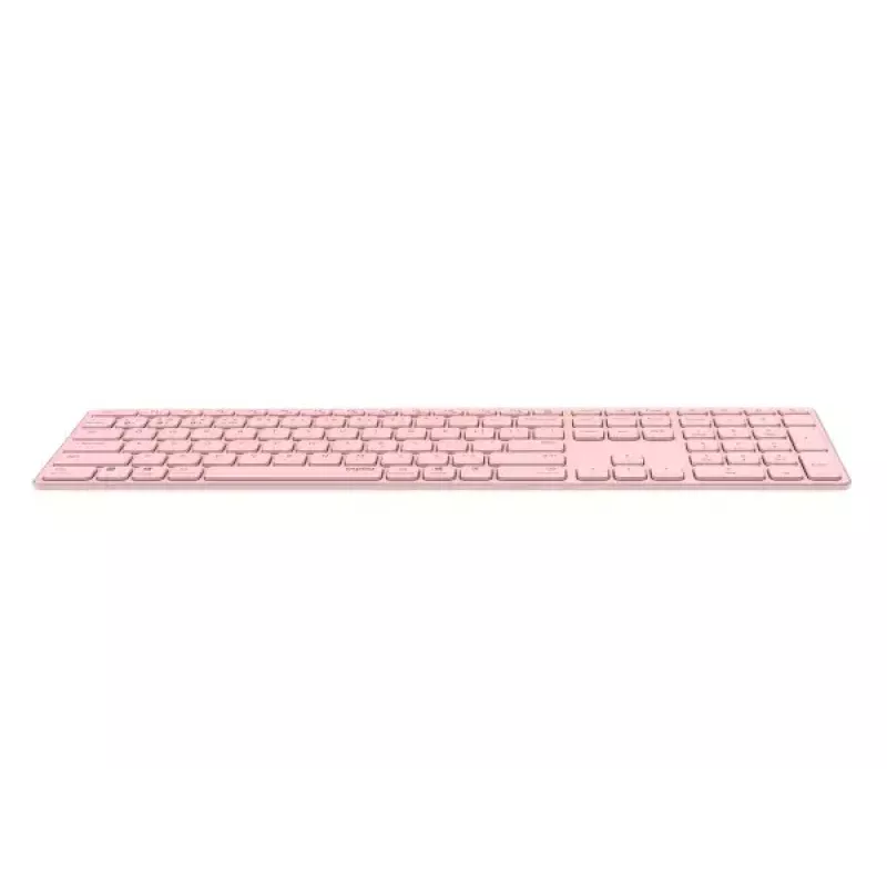 Teclado Rapoo E9800M wireless Bluetooth QWERTZ alemão rosa