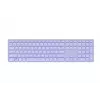 Teclado Rapoo E9800M sem fios Bluetooth QWERTZ alemão lilás
