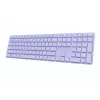 Teclado Rapoo E9800M sem fios Bluetooth QWERTZ alemão lilás