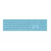 Teclado Rapoo E9800M Home RF wireless Bluetooth QWERTZ alemão azul