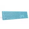 Teclado Rapoo E9800M Home RF wireless Bluetooth QWERTZ alemão azul