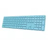 Teclado Rapoo E9800M Home RF wireless Bluetooth QWERTZ alemão azul