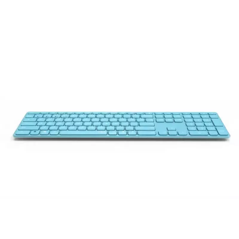 Teclado Rapoo E9800M Home RF wireless Bluetooth QWERTZ alemão azul