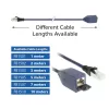 Cabo de extensão ACT azul 2 metros LSZH S/FTP CAT6A MPTL com proteção das patilhas de retenção fichas RJ45