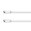 Cabo coaxial Hama 00179229 7,5 m F-Type branco