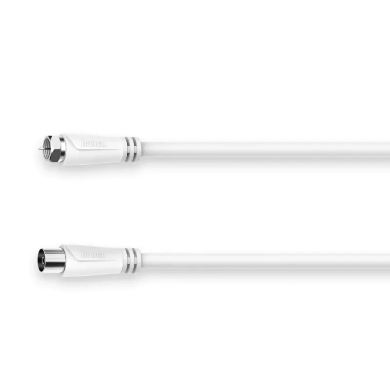 Cabo coaxial Hama 00179257 10 m F-Type branco
