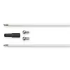 Cabo coaxial Hama 00179261 10 m preto, metálico, branco
