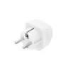 Adaptador de ficha de rede Hama 00223459 tipo E/F Hybrid tipo G (UK) branco