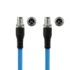 Cabo de sensor ACT Industrial 3,00 metros M12X 8 pinos ficha macho para ficha macho M12X 8 pinos, cabo TPE SF/UTP Superflex, blindado
