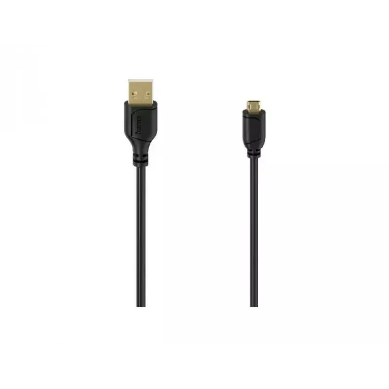 Cabo USB Hama 00074264 USB 2.0 0,75 m USB A Micro-USB A preto