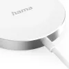 Hama MagCharge FC15 telemóvel, smartphone branco USB carregamento sem fios carregamento rápido interior