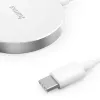 Hama MagCharge FC15 telemóvel, smartphone branco USB carregamento sem fios carregamento rápido interior