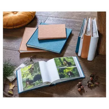 Álbum de fotografias Hama Wrinkled branco 36 folhas 10 x 15 encadernação