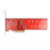 DeLOCK placa PCI Express x8 para 2 x NVMe M.2 Key M 110 mm internos Bifurcation Low Profile