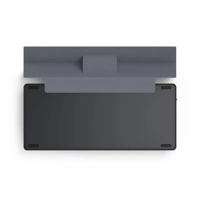 Hama Travel 600 QWERTZ alemão Bluetooth preto, cinzento-escuro