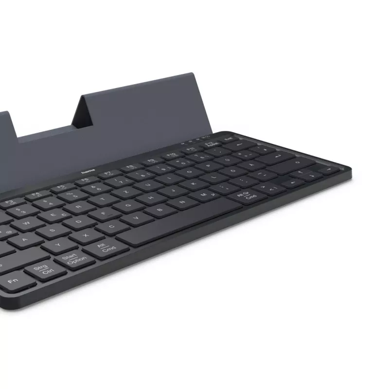 Hama Travel 600 QWERTZ alemão Bluetooth preto, cinzento-escuro
