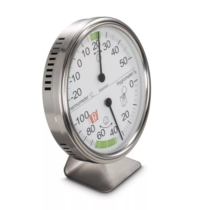 Hama Tahiti sensor de temperatura e humidade interior termómetro ambiente mecânico