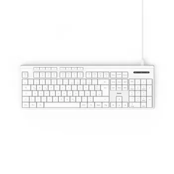 Teclado Hama CK-200 Home/Escritório USB QWERTZ alemão branco