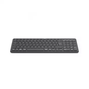 Teclado Hama WK-300 Home/Escritório RF sem fios + Bluetooth QWERTZ preto