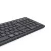 Teclado Hama WK-300 Home/Escritório RF sem fios + Bluetooth QWERTZ preto