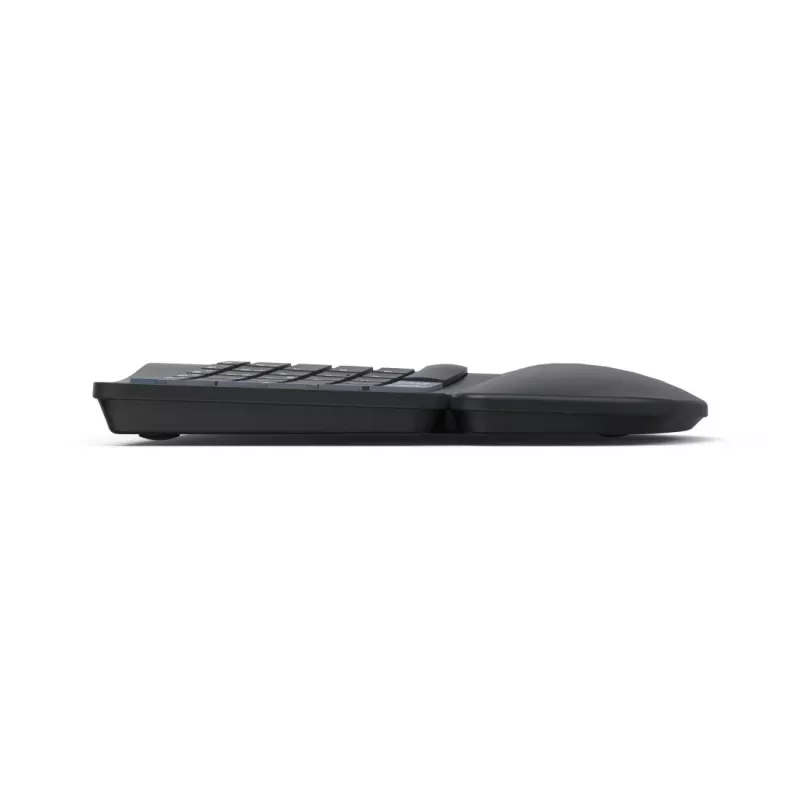 Hama WK-900 Ergo teclado sem fios multidispositivo dividido, LED, QWERTZ, preto