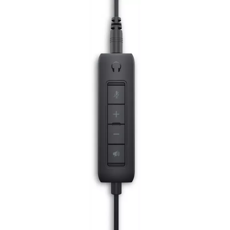 DELL WH1022 Headset com fios Arco de cabeça Chamadas/Música USB Type-A Preto