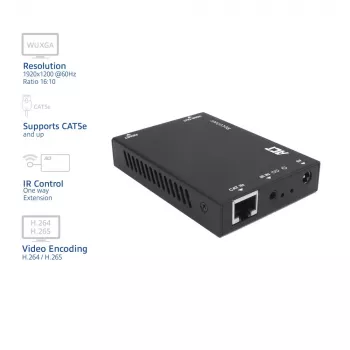 Recetor ACT AC7853 HDMI sobre CATx – recetor para sinal HDMI sobre Ethernet até 150 m