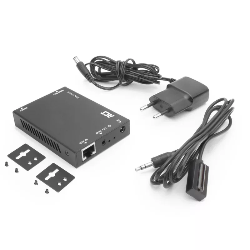 Recetor ACT AC7853 HDMI sobre CATx – recetor para sinal HDMI sobre Ethernet até 150 m