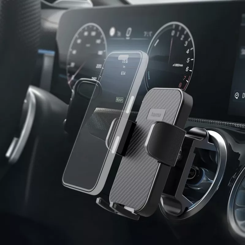 Suporte Hama 00201974 passivo para telemóvel/smartphone preto
