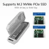 Caixa para SSD ACT USB 40 Gbit/s M.2 2280 NVMe / PCIe, sem ferramentas
