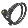Hama 00178137 cadeado para bicicleta preto 650 mm cadeado de cabo