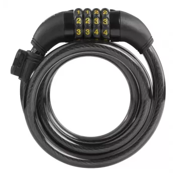Hama 00178135 cadeado para bicicleta preto 1200 mm cadeado de cabo