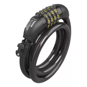 Hama 00178135 cadeado para bicicleta preto 1200 mm cadeado de cabo