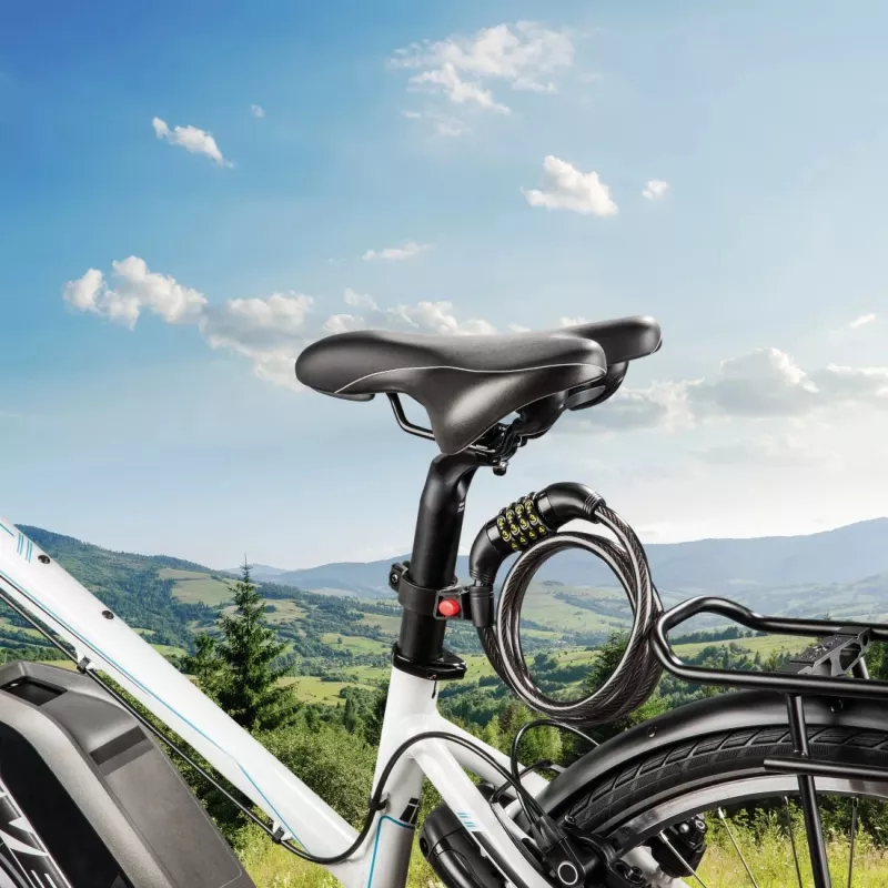 Hama 00178135 cadeado para bicicleta preto 1200 mm cadeado de cabo