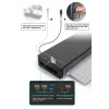 Suporte para monitor EQUIP suporte ergonómico para monitor com USB (USB-A x4, USB-C x1), autónomo, 25 kg, preto
